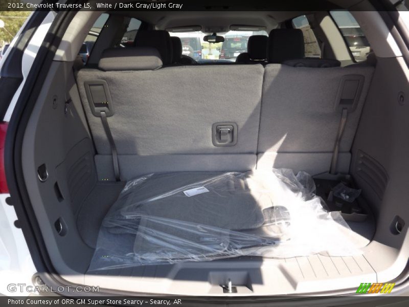 White / Dark Gray/Light Gray 2012 Chevrolet Traverse LS