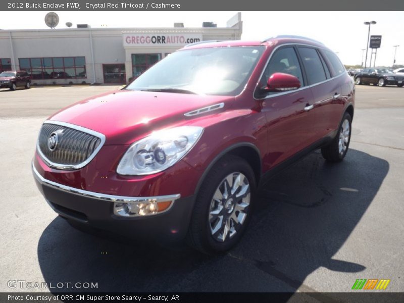 Crystal Red Tintcoat / Cashmere 2012 Buick Enclave FWD