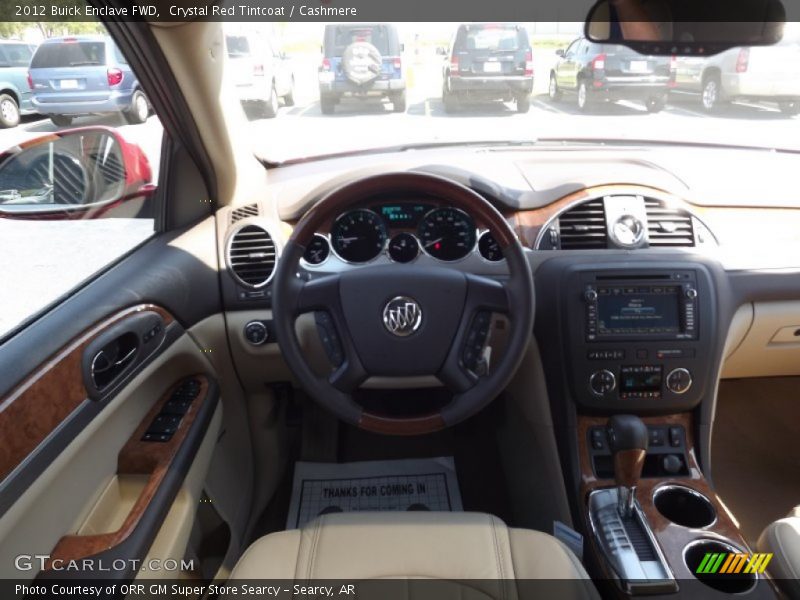 Crystal Red Tintcoat / Cashmere 2012 Buick Enclave FWD
