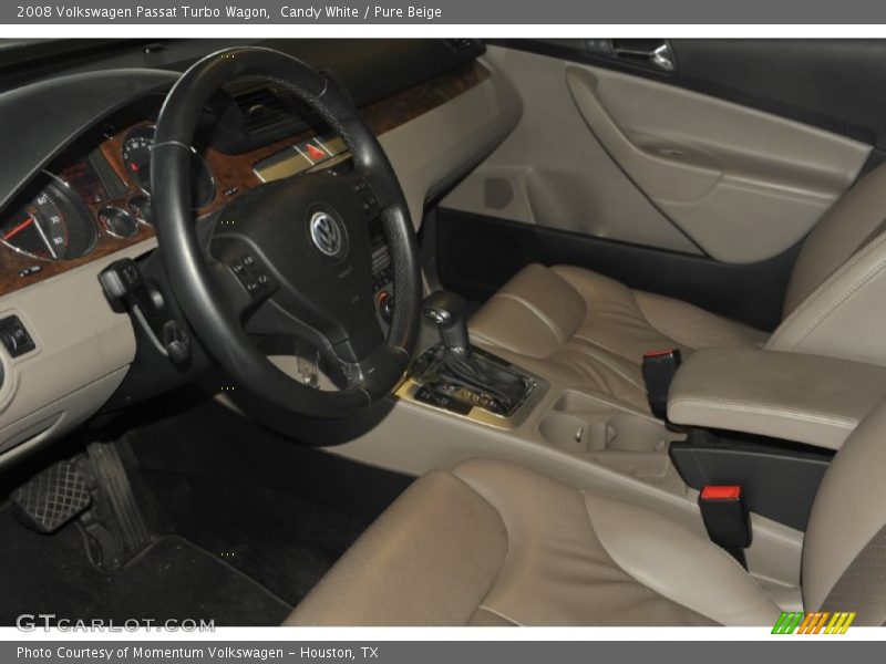  2008 Passat Turbo Wagon Pure Beige Interior