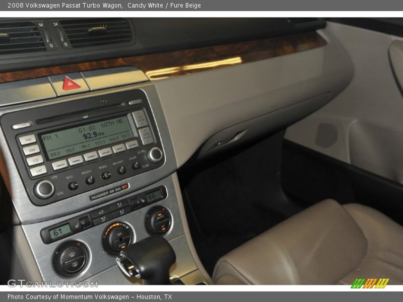 Candy White / Pure Beige 2008 Volkswagen Passat Turbo Wagon