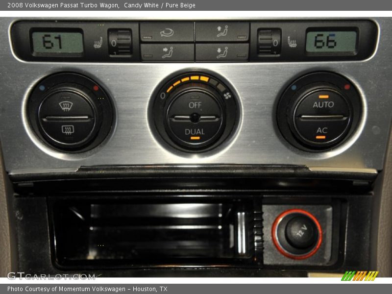 Controls of 2008 Passat Turbo Wagon