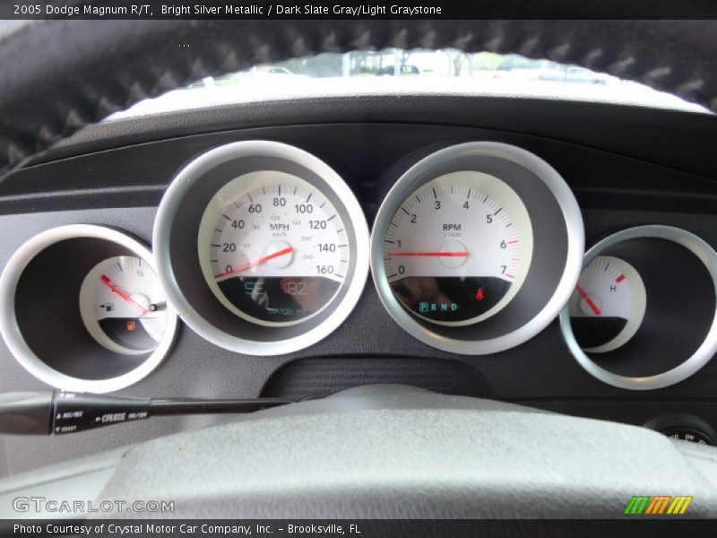 Bright Silver Metallic / Dark Slate Gray/Light Graystone 2005 Dodge Magnum R/T