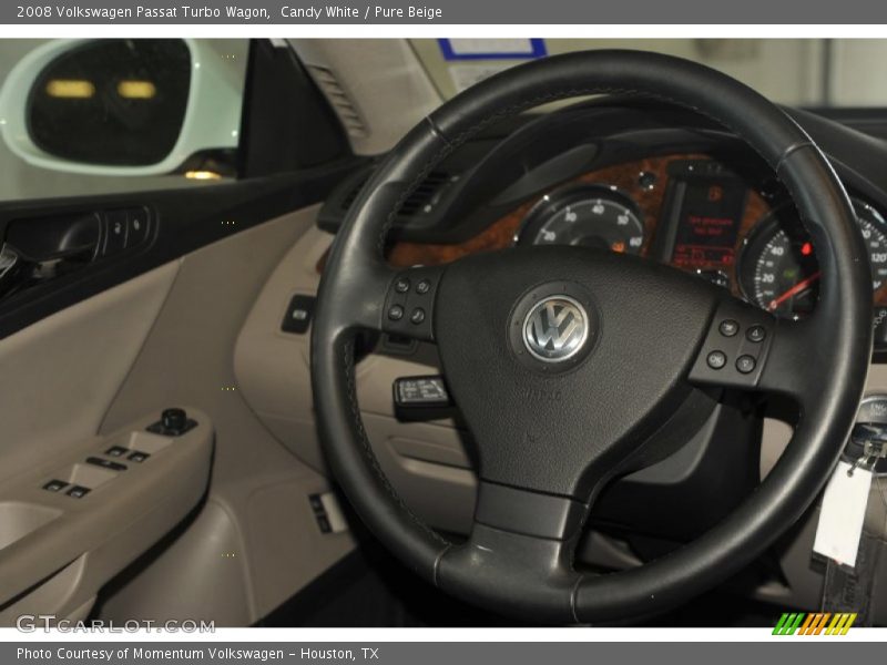 Candy White / Pure Beige 2008 Volkswagen Passat Turbo Wagon
