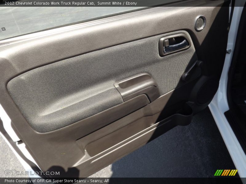 Summit White / Ebony 2012 Chevrolet Colorado Work Truck Regular Cab