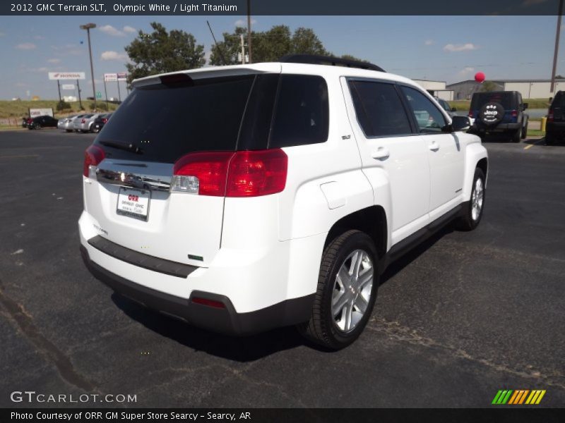 Olympic White / Light Titanium 2012 GMC Terrain SLT