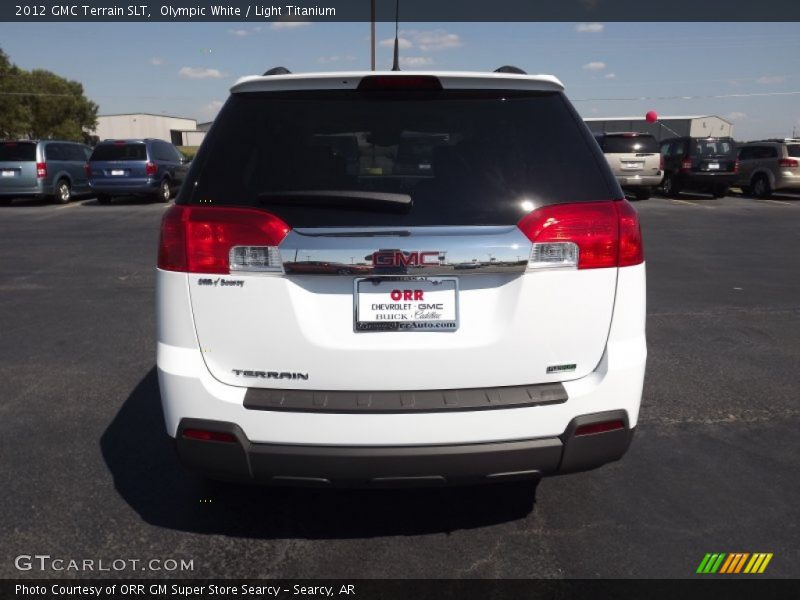 Olympic White / Light Titanium 2012 GMC Terrain SLT