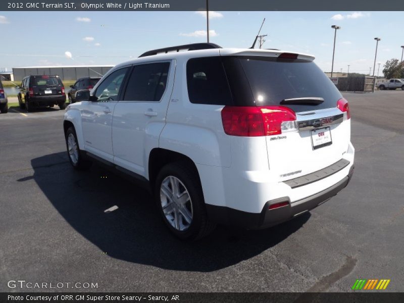 Olympic White / Light Titanium 2012 GMC Terrain SLT