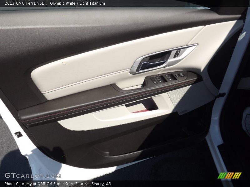 Olympic White / Light Titanium 2012 GMC Terrain SLT