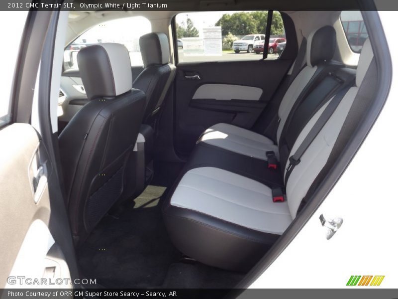 Olympic White / Light Titanium 2012 GMC Terrain SLT