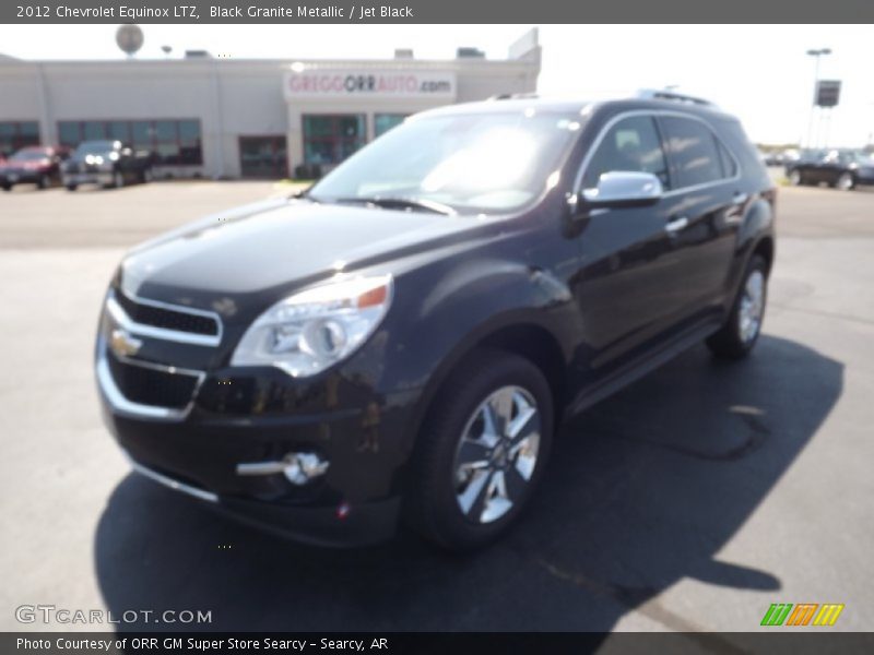 Black Granite Metallic / Jet Black 2012 Chevrolet Equinox LTZ