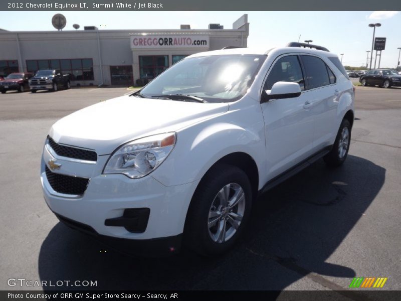 Summit White / Jet Black 2012 Chevrolet Equinox LT