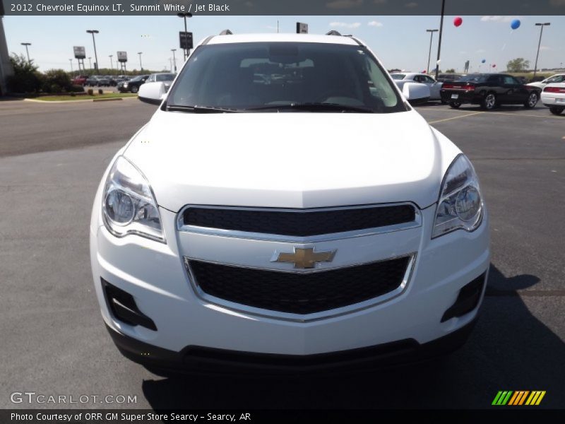 Summit White / Jet Black 2012 Chevrolet Equinox LT