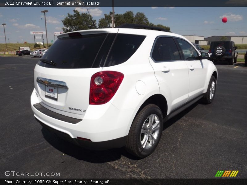 Summit White / Jet Black 2012 Chevrolet Equinox LT