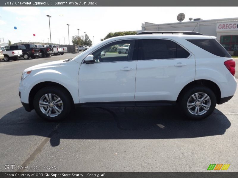 Summit White / Jet Black 2012 Chevrolet Equinox LT