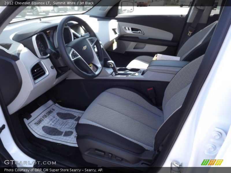 Summit White / Jet Black 2012 Chevrolet Equinox LT