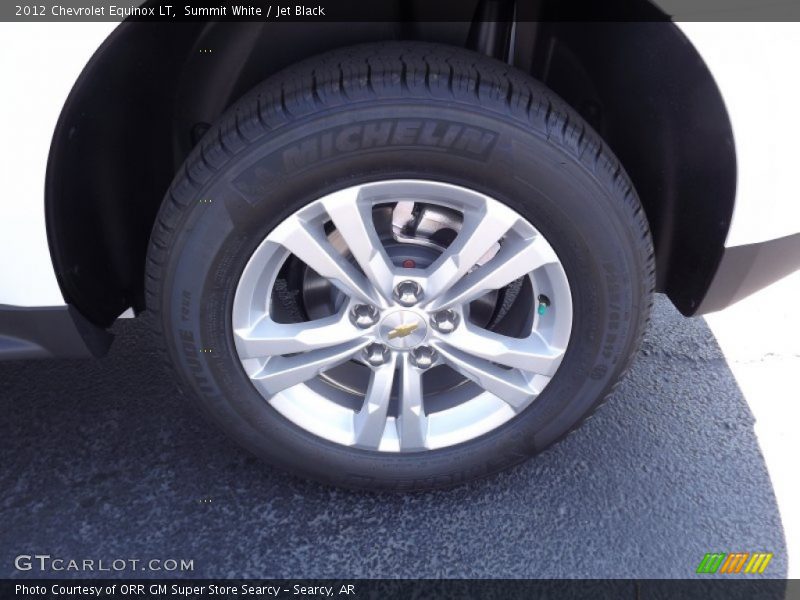 Summit White / Jet Black 2012 Chevrolet Equinox LT