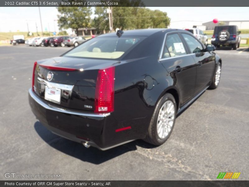 Black Raven / Cashmere/Cocoa 2012 Cadillac CTS 3.6 Sedan