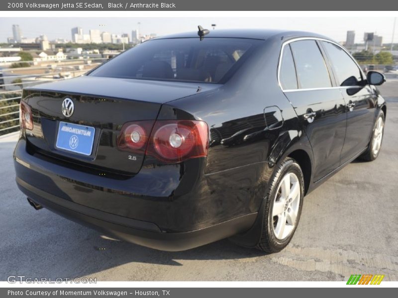 Black / Anthracite Black 2008 Volkswagen Jetta SE Sedan