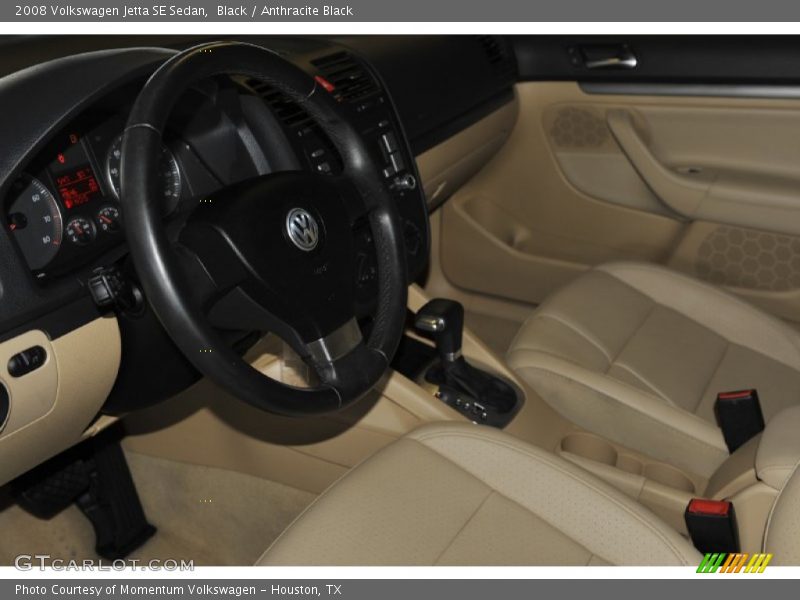 Black / Anthracite Black 2008 Volkswagen Jetta SE Sedan