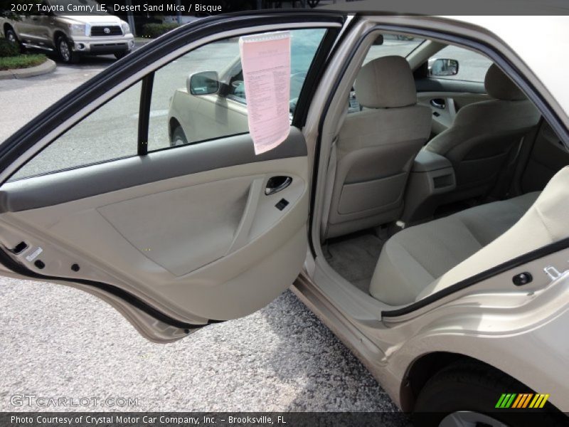 Desert Sand Mica / Bisque 2007 Toyota Camry LE
