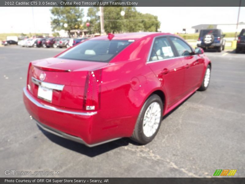 Crystal Red Tintcoat / Light Titanium/Ebony 2012 Cadillac CTS 3.0 Sedan