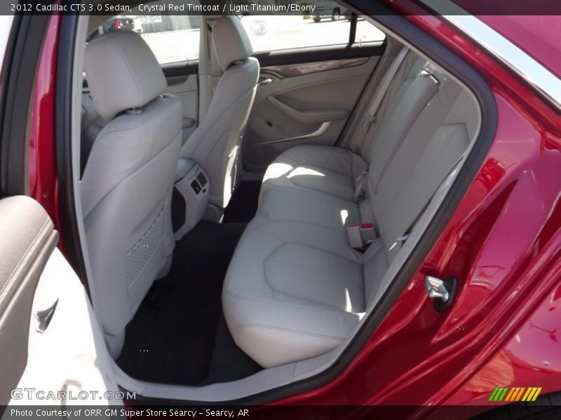  2012 CTS 3.0 Sedan Light Titanium/Ebony Interior