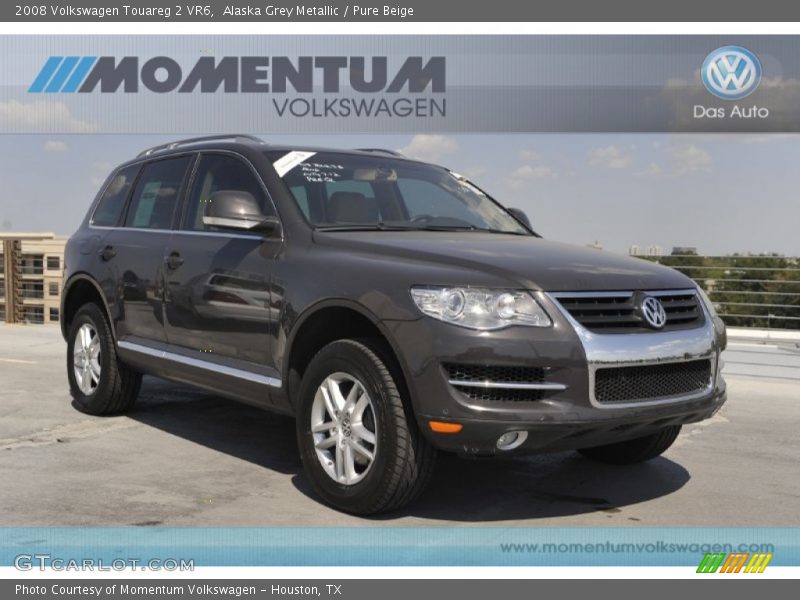 Alaska Grey Metallic / Pure Beige 2008 Volkswagen Touareg 2 VR6