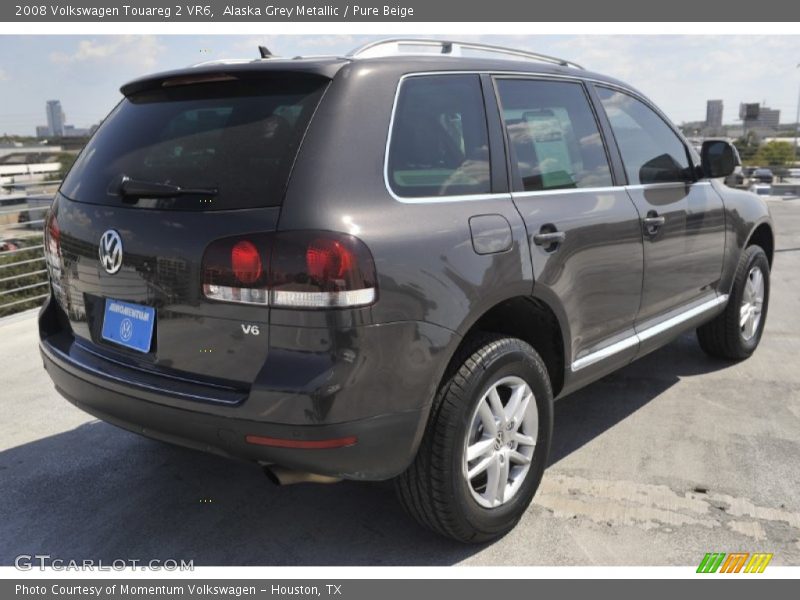 Alaska Grey Metallic / Pure Beige 2008 Volkswagen Touareg 2 VR6
