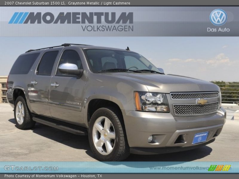 Graystone Metallic / Light Cashmere 2007 Chevrolet Suburban 1500 LS