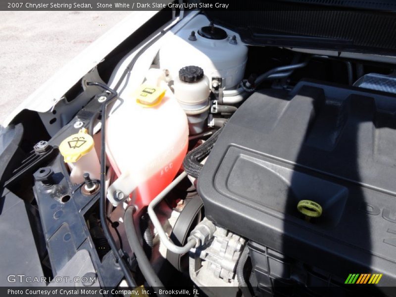 Stone White / Dark Slate Gray/Light Slate Gray 2007 Chrysler Sebring Sedan