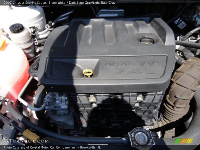 Stone White / Dark Slate Gray/Light Slate Gray 2007 Chrysler Sebring Sedan