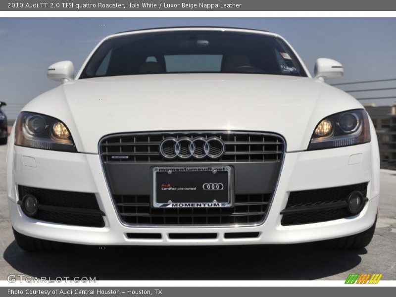 Ibis White / Luxor Beige Nappa Leather 2010 Audi TT 2.0 TFSI quattro Roadster