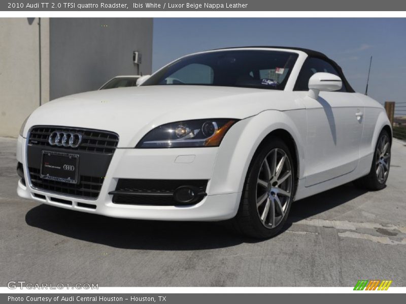 Ibis White / Luxor Beige Nappa Leather 2010 Audi TT 2.0 TFSI quattro Roadster