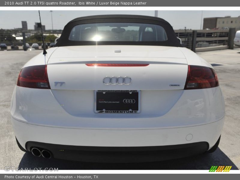 Ibis White / Luxor Beige Nappa Leather 2010 Audi TT 2.0 TFSI quattro Roadster