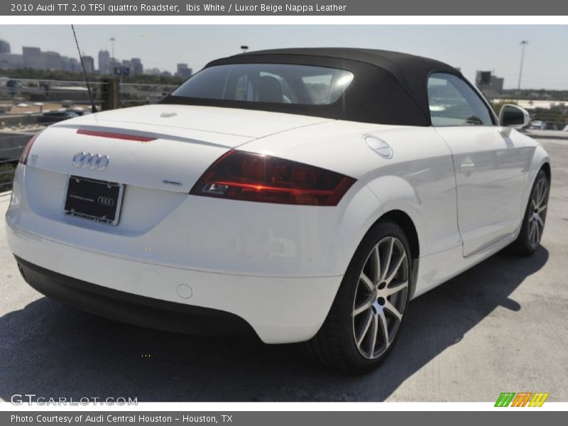 Ibis White / Luxor Beige Nappa Leather 2010 Audi TT 2.0 TFSI quattro Roadster