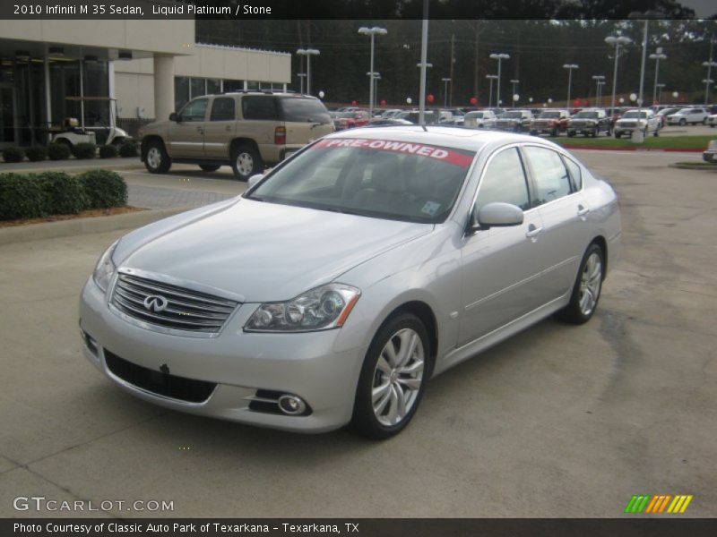 Liquid Platinum / Stone 2010 Infiniti M 35 Sedan