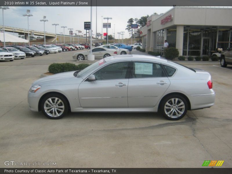 Liquid Platinum / Stone 2010 Infiniti M 35 Sedan