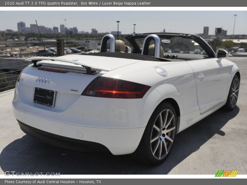 Ibis White / Luxor Beige Nappa Leather 2010 Audi TT 2.0 TFSI quattro Roadster