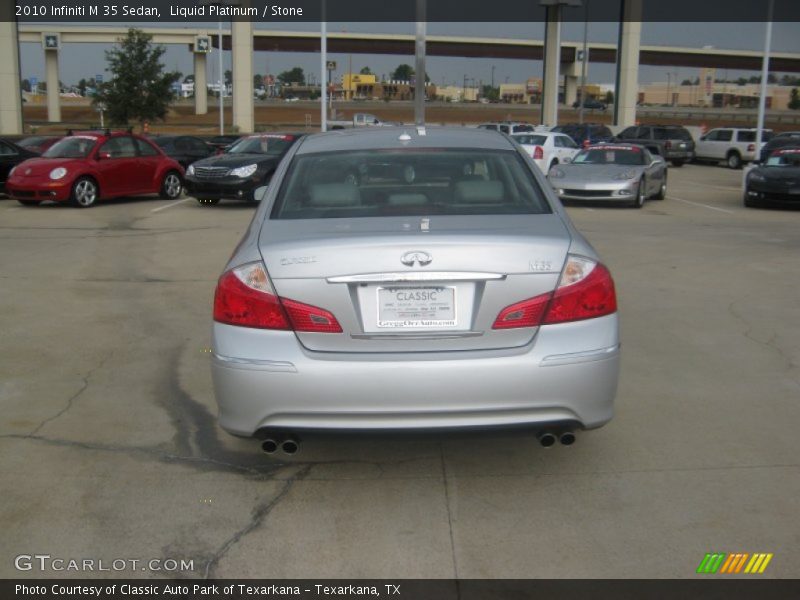 Liquid Platinum / Stone 2010 Infiniti M 35 Sedan
