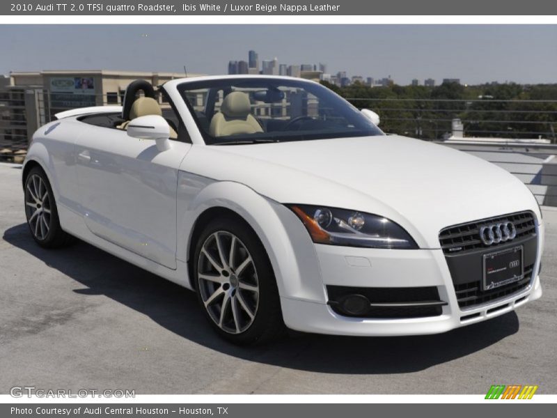 Ibis White / Luxor Beige Nappa Leather 2010 Audi TT 2.0 TFSI quattro Roadster