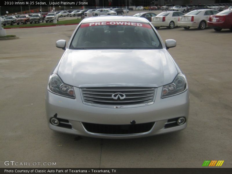 Liquid Platinum / Stone 2010 Infiniti M 35 Sedan