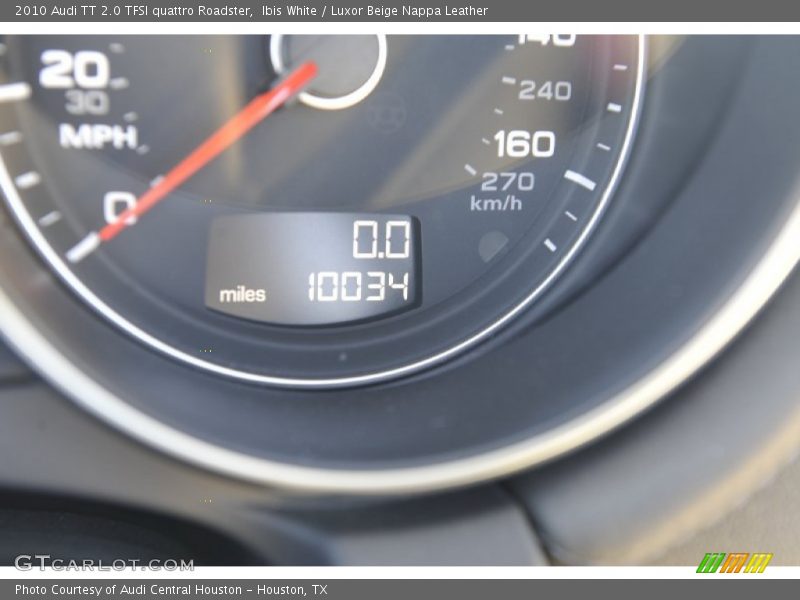Ibis White / Luxor Beige Nappa Leather 2010 Audi TT 2.0 TFSI quattro Roadster
