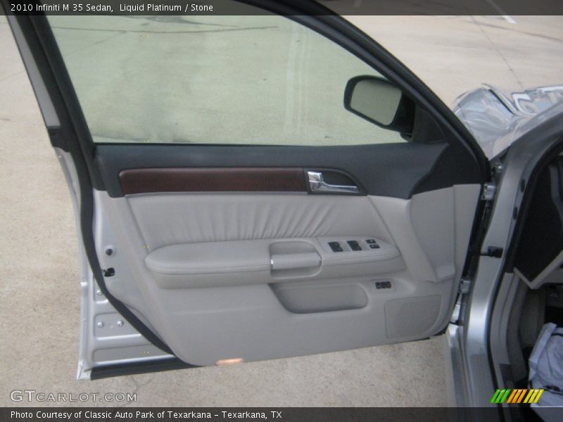 Liquid Platinum / Stone 2010 Infiniti M 35 Sedan
