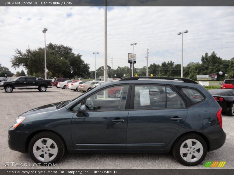 Denim Blue / Gray 2009 Kia Rondo LX