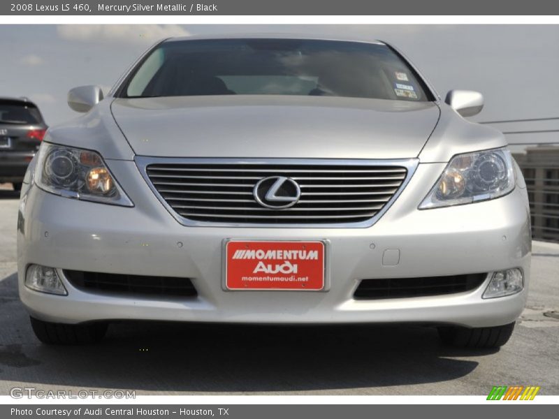 Mercury Silver Metallic / Black 2008 Lexus LS 460
