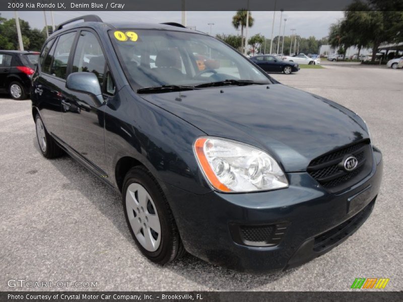 Denim Blue / Gray 2009 Kia Rondo LX