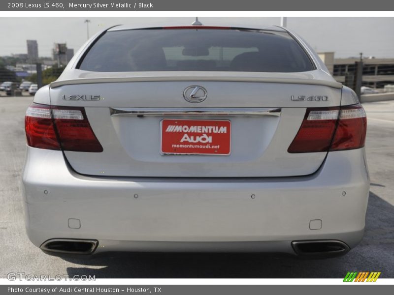 Mercury Silver Metallic / Black 2008 Lexus LS 460