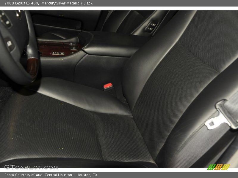 Mercury Silver Metallic / Black 2008 Lexus LS 460