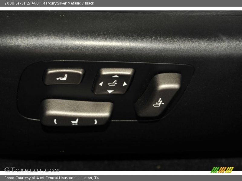 Mercury Silver Metallic / Black 2008 Lexus LS 460